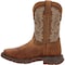 Durango Kids Western Boot, 2 M, Leather, 8 in H, Sable Brown DBT0239C - alternate 6